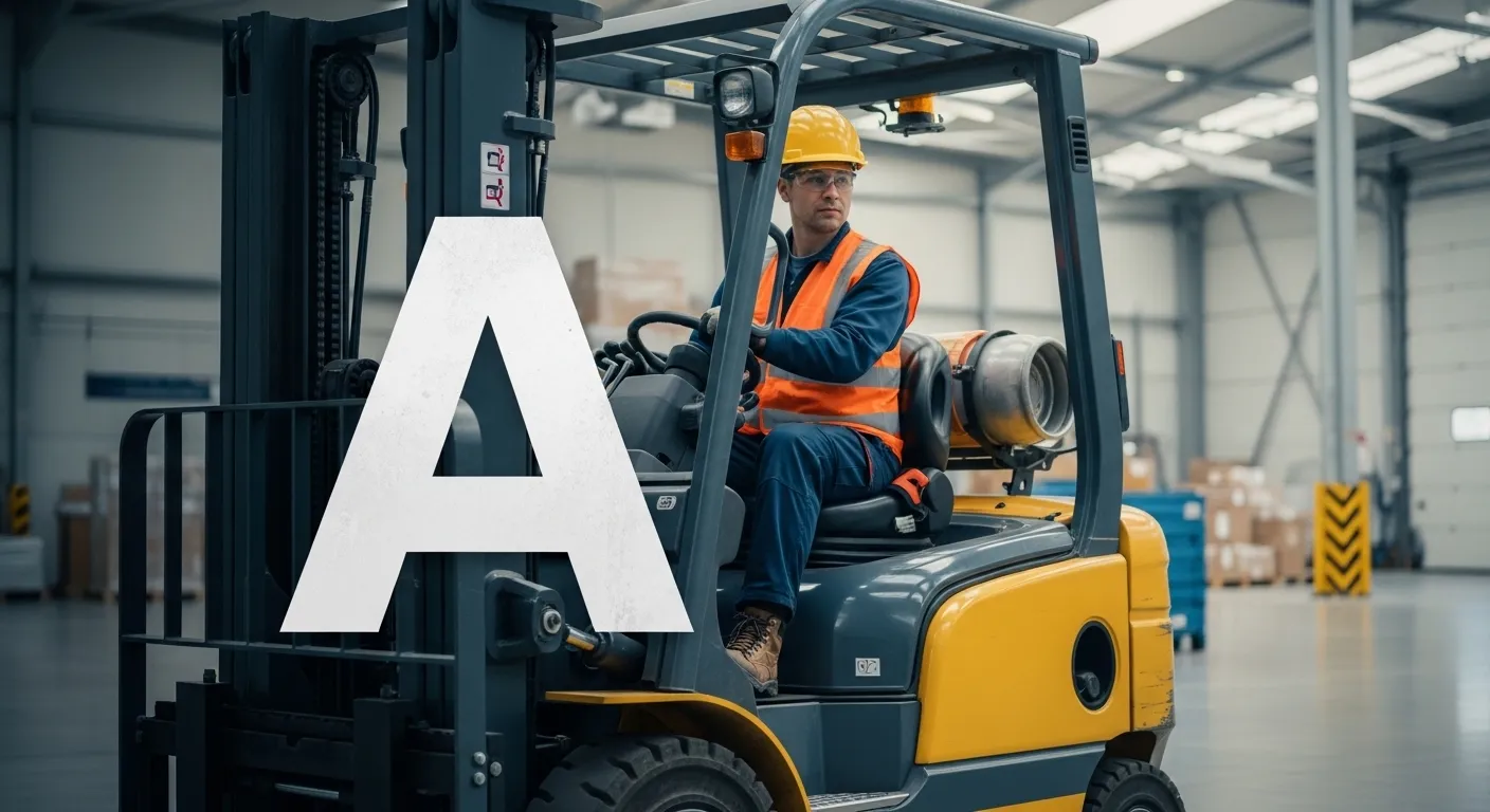 Treinamento e avaliação de operadores de empilhadeira