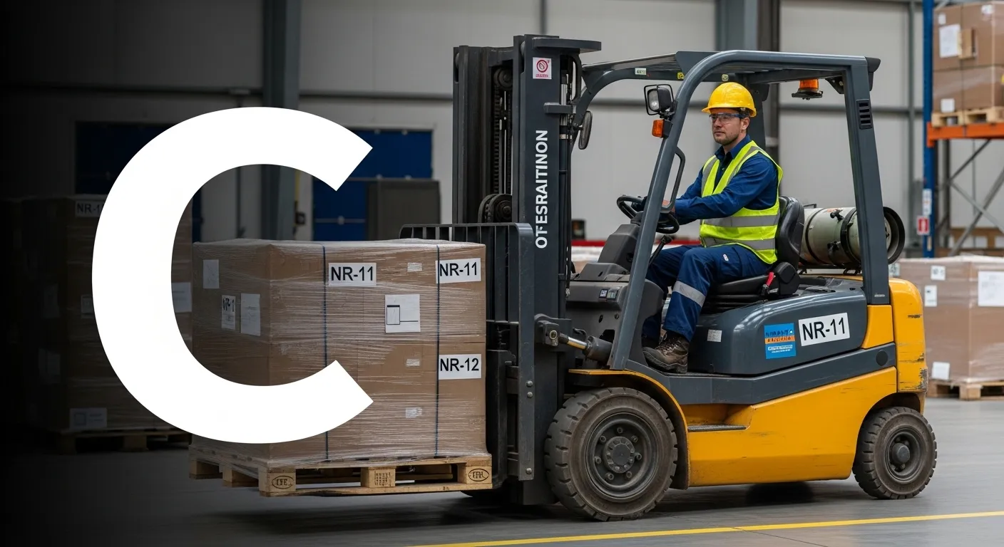 Boas práticas de segurança no trabalho com empilhadeiras